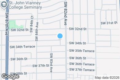 Map image of the property - 8084 SW 33rd Terrace