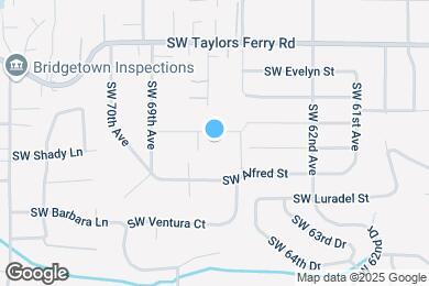 Map image of the property - 6606 SW Walnut Terrace