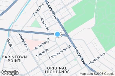 Map image of the property - 705 Rubel Ave