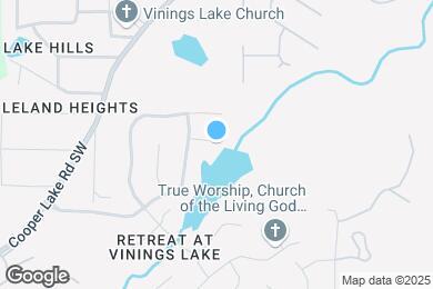 Map image of the property - 158 Vinings Lake Ct SW