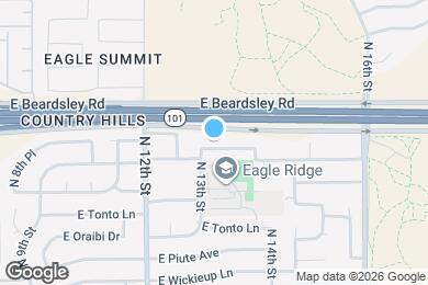 Map image of the property - 1314 E Escuda Dr