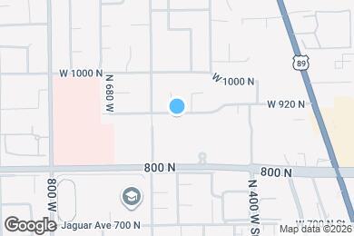 Map image of the property - 555 W 920 N