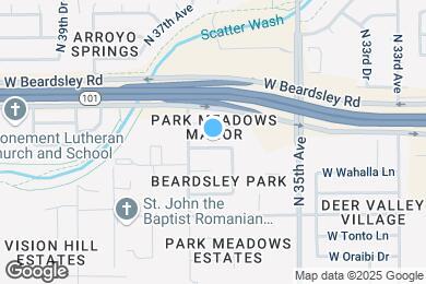 Map image of the property - 3630 W Escuda Dr