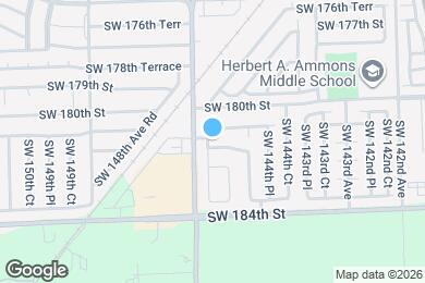 Map image of the property - 14633 SW 181st Terrace