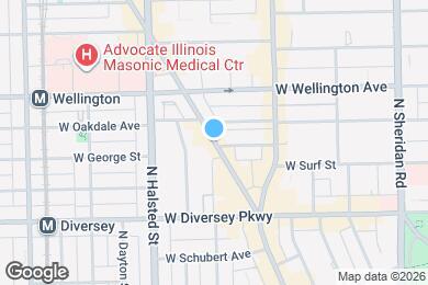 Map image of the property - 2890 N Clark St