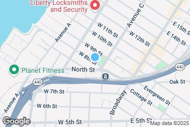 Map image of the property - 60 W 8th St