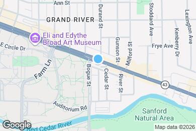 Map image of the property - Hub East Lansing