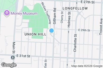 Map image of the property - 2929 McGee Trafficway