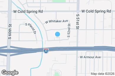 Map image of the property - 5314 W Allerton Ave