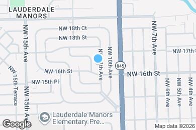 Map image of the property - 1613 NW 11th Ave