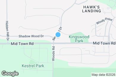Map image of the property - 1805 Red Tail Dr