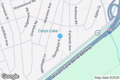 Map image of the property - 1766 Springfield Ave