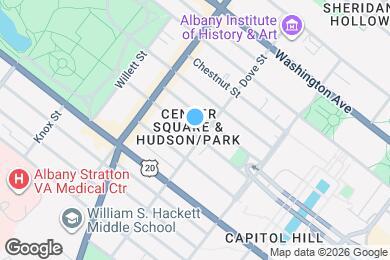 Map image of the property - 301 Hudson Ave