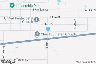 Map image of the property - 1000 E Walnut St