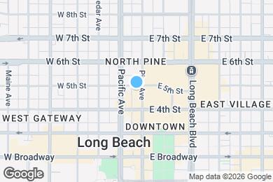 Map image of the property - 100 W 5th St