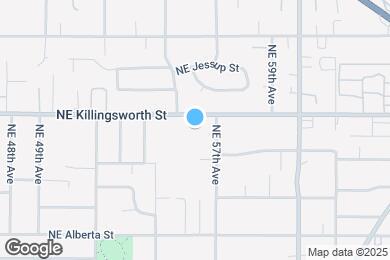 Map image of the property - 5624 NE Killingsworth St