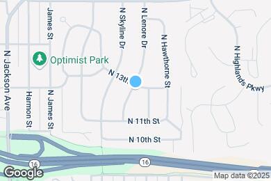 Map image of the property - 1131 Lenore Dr