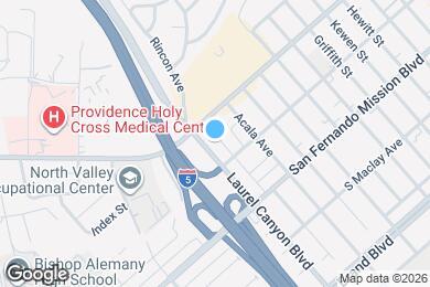 Map image of the property - 11522 Laurel Canyon Blvd