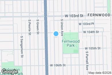 Map image of the property - 10417 S Emerald Ave