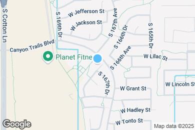 Map image of the property - 552 S 167th Ln