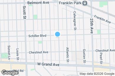 Map image of the property - 9801 Schiller Blvd