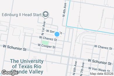 Map image of the property - 1012 N Abbey Ave