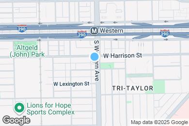 Map image of the property - 612 S Western Ave