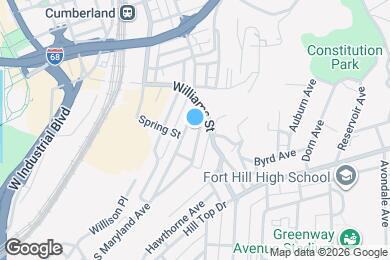 Map image of the property - 619 Baker St