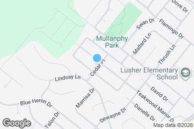 Map image of the property - 1095 Cedar Pl