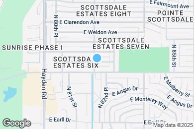 Map image of the property - 8201 E Mitchell Dr
