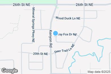 Map image of the property - 1560 Gray Fox Dr NE