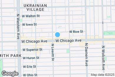 Map image of the property - 2142 W Chicago Ave