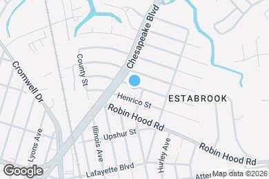 Map image of the property - 3625 Nottaway St