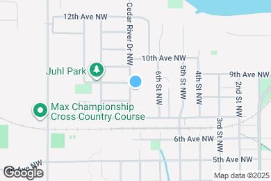 Map image of the property - 906 Cedar River Dr