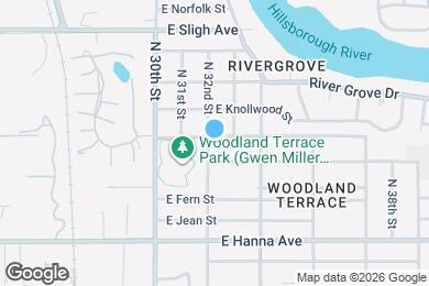 Map image of the property - 3201 E Diana St