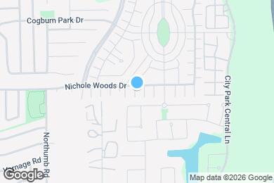 Map image of the property - 1667 Nichole Woods Dr