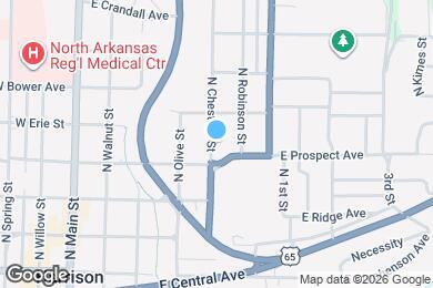 Map image of the property - 409 N Chestnut St