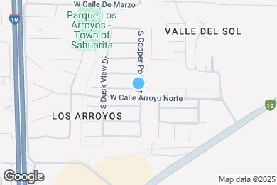 Map image of the property - 641 W Flaming Arrow Dr