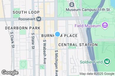 Map image of the property - 1315 S Michigan Ave