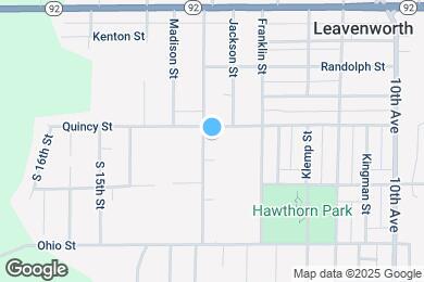 Map image of the property - 1205 Washington St