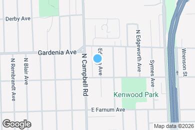 Map image of the property - 825 N Edison Ave