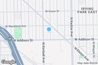 Map image of the property - 3634 N Christiana Ave