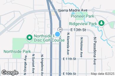 Map image of the property - 1219 N Azusa Ave