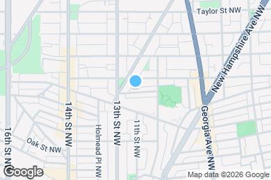 Map image of the property - 1039 Quebec Pl NW