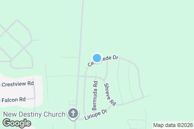 Map image of the property - 1225 Centipede Dr