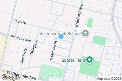 Map image of the property - 134 Orange Grove Ave