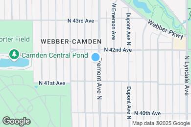 Map image of the property - 4131 Fremont Ave N