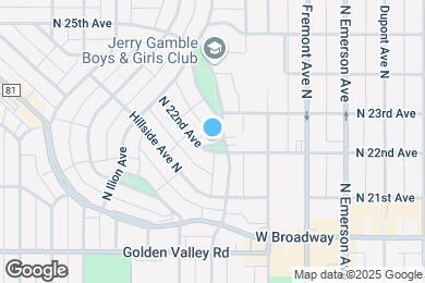 Map image of the property - 1500 22nd Ave N