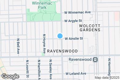 Map image of the property - 4856 N Damen Ave