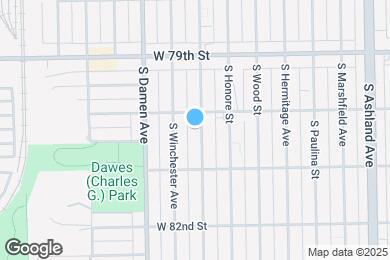 Map image of the property - 8016 S Wolcott Ave